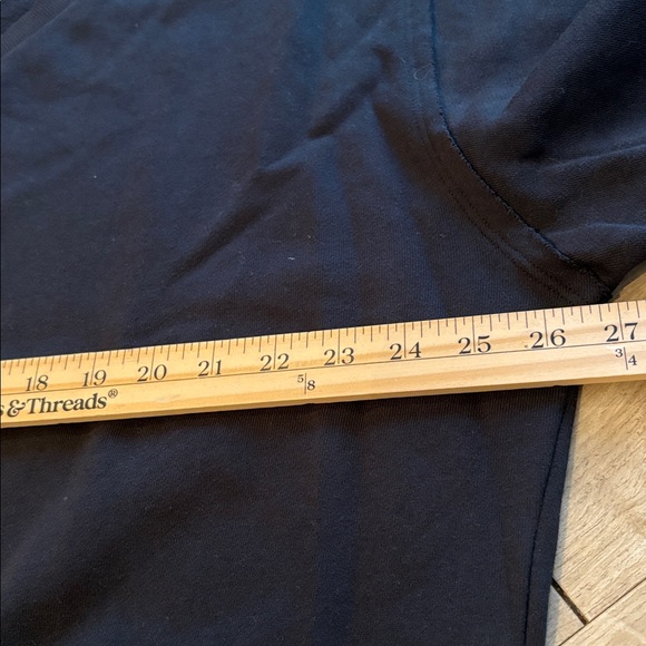 Jackson Rowe Black V Neck Sweater Oversized Women’s Medium - Picture 5 of 8